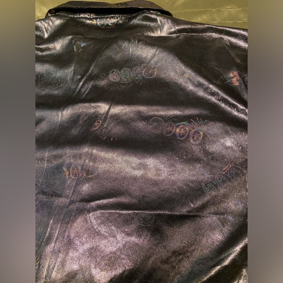 Men's Vintage Short Sleeve Large Silver NYE Y2K 2000 Celebration Shirt - Picture 10 of 11